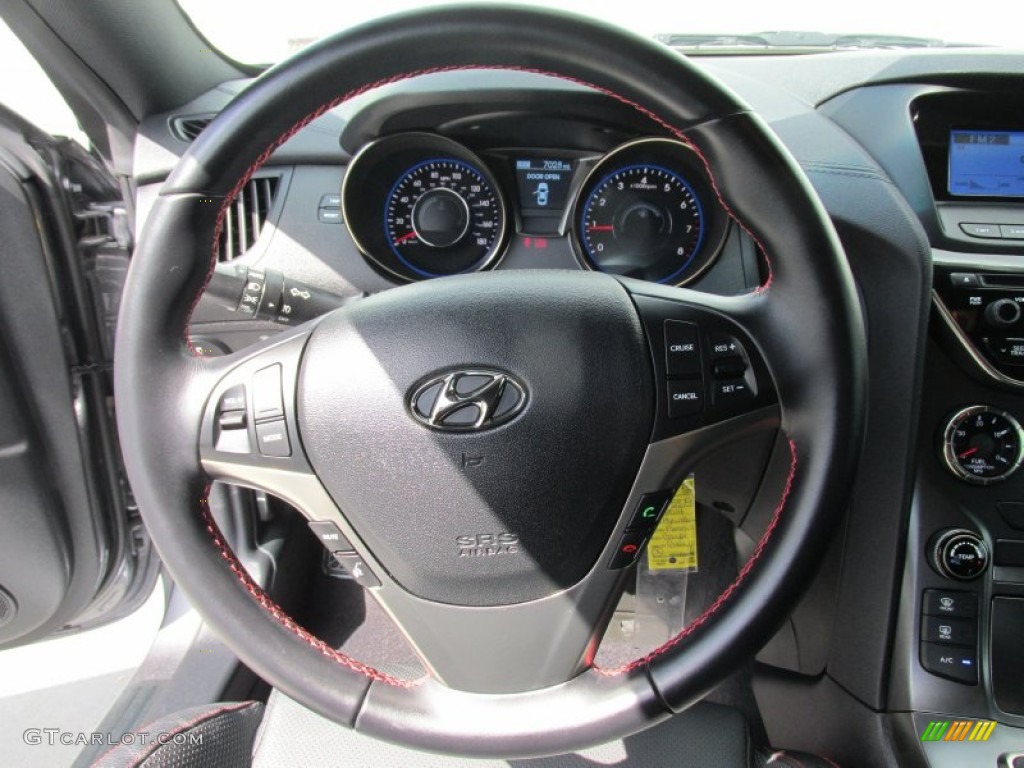 2014 Hyundai Genesis Coupe 3.8L R-Spec Steering Wheel Photos