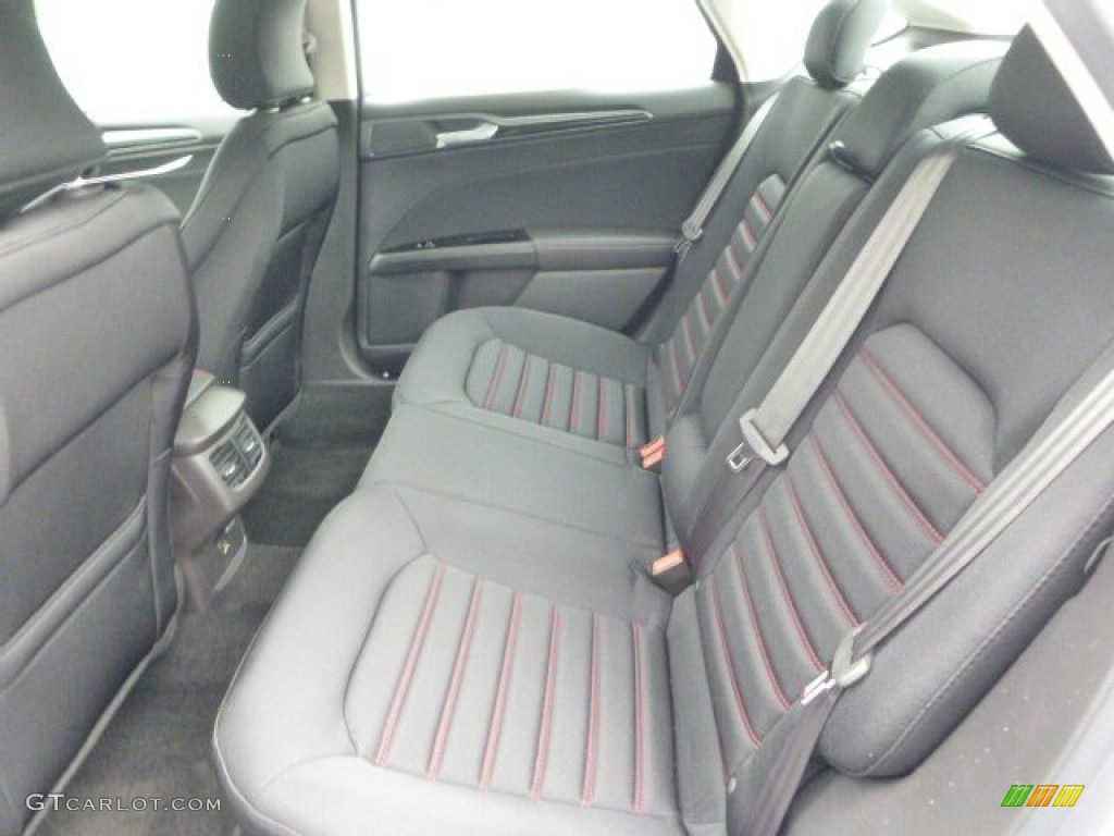 Charcoal Black Interior 2016 Ford Fusion SE AWD Photo #105097137