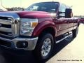 2015 Ruby Red Ford F350 Super Duty Lariat Crew Cab 4x4  photo #34