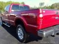 2015 Ruby Red Ford F350 Super Duty Lariat Crew Cab 4x4  photo #37
