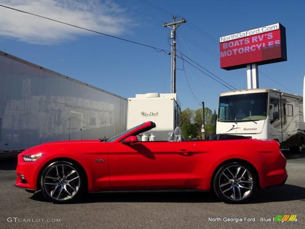 2015 Mustang GT Premium Convertible - Race Red / Ebony photo #2