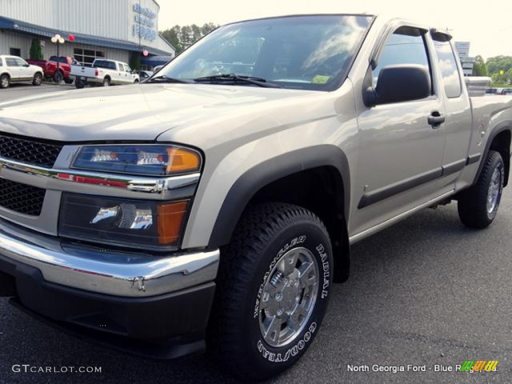 2007 Colorado LT Extended Cab 4x4 - Silver Birch Metallic / Very Dark Pewter photo #31