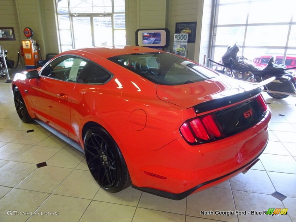 2015 Mustang Roush Stage 1 Pettys Garage Coupe - Competition Orange / Ebony photo #4