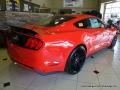 2015 Competition Orange Ford Mustang Roush Stage 1 Pettys Garage Coupe  photo #6