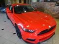 2015 Competition Orange Ford Mustang Roush Stage 1 Pettys Garage Coupe  photo #8