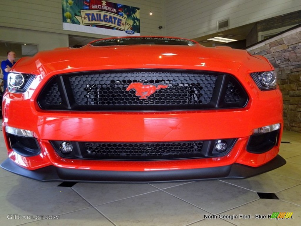 2015 Mustang Roush Stage 1 Pettys Garage Coupe - Competition Orange / Ebony photo #9