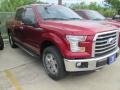 2015 Ruby Red Metallic Ford F150 XLT SuperCrew 4x4  photo #1