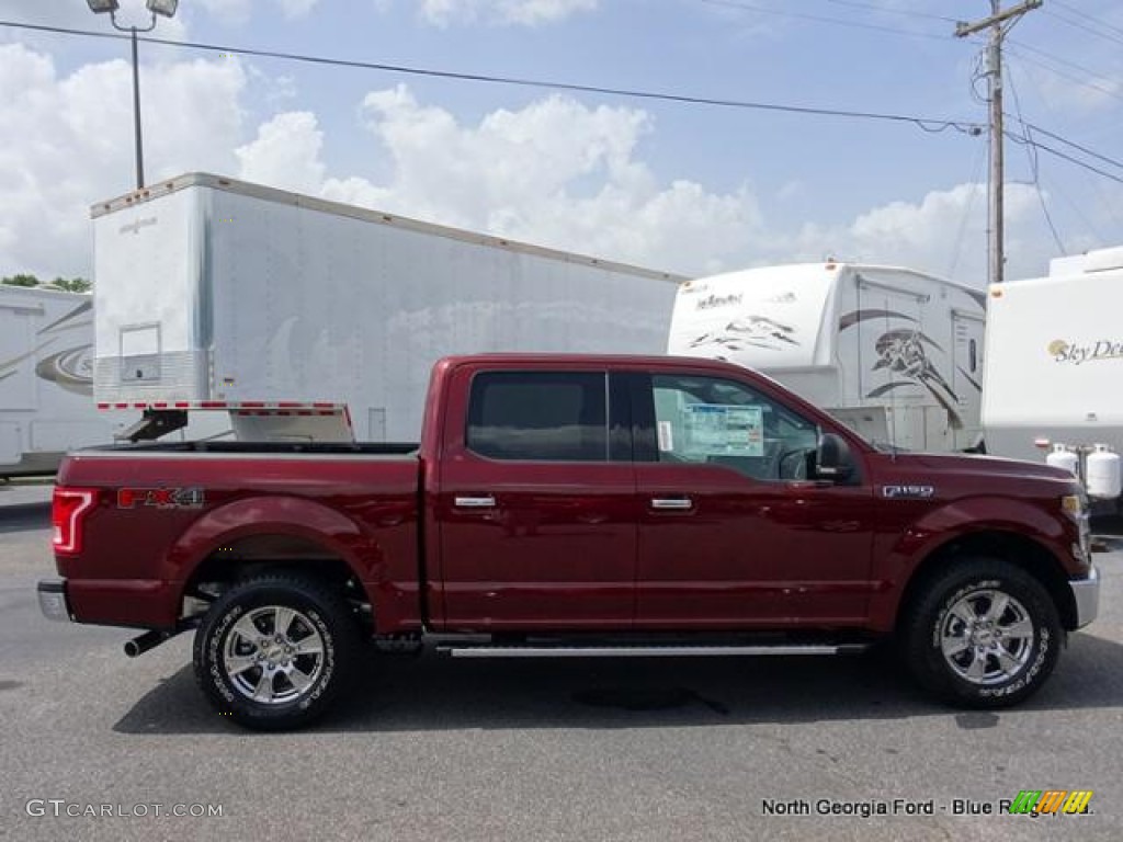 2015 F150 XLT SuperCrew 4x4 - Bronze Fire Metallic / Medium Earth Gray photo #6