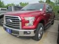 2015 Ruby Red Metallic Ford F150 XLT SuperCrew 4x4  photo #9