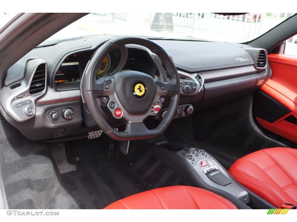 Rosso Interior 2012 Ferrari 458 Italia Photo #105102966