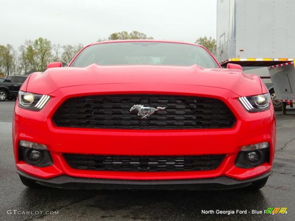 2015 Mustang EcoBoost Coupe - Race Red / Ebony photo #8