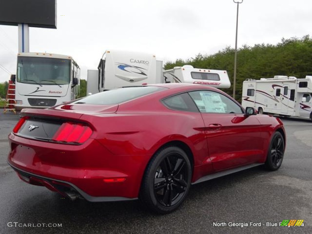 2015 Mustang EcoBoost Premium Coupe - Ruby Red Metallic / Red Line Recaro Sport Seats photo #5