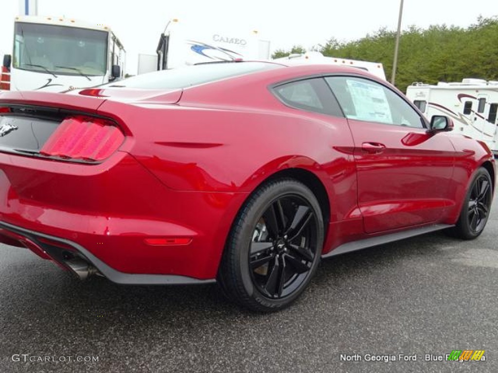 2015 Mustang EcoBoost Premium Coupe - Ruby Red Metallic / Red Line Recaro Sport Seats photo #31