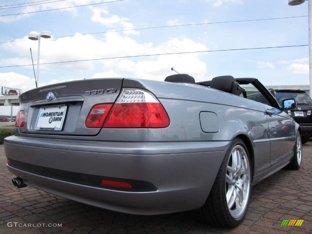 2006 3 Series 330i Convertible - Silver Grey Metallic / Grey photo #5