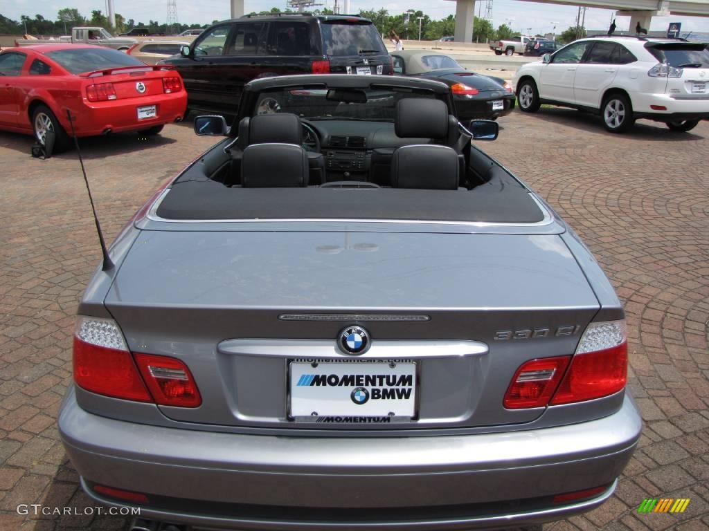 2006 3 Series 330i Convertible - Silver Grey Metallic / Grey photo #12