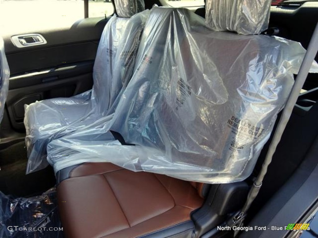 2015 Explorer Limited 4WD - Tuxedo Black / Pecan photo #13