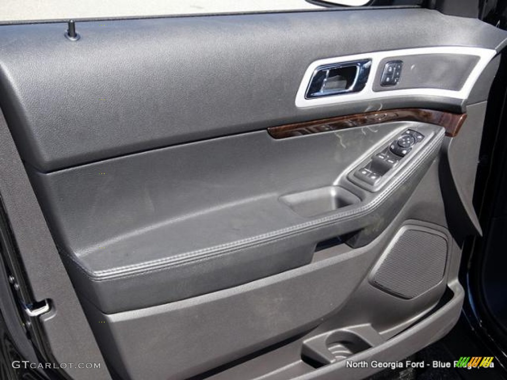 2015 Explorer Limited 4WD - Tuxedo Black / Pecan photo #30