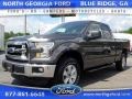 2015 Magnetic Metallic Ford F150 XLT SuperCab 4x4  photo #1