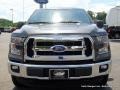 2015 Magnetic Metallic Ford F150 XLT SuperCab 4x4  photo #8