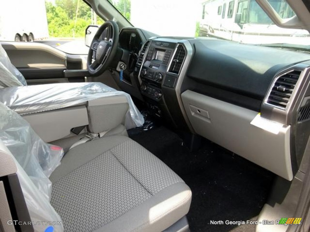 2015 F150 XLT SuperCab 4x4 - Magnetic Metallic / Medium Earth Gray photo #14