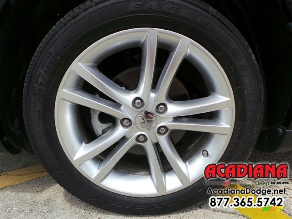 2013 Avenger SXT - Black / Black/Red photo #14