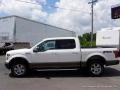 2015 White Platinum Tricoat Ford F150 Lariat SuperCrew 4x4  photo #2