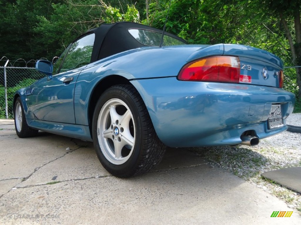 1996 Z3 1.9 Roadster - Atlanta Blue Metallic / Black photo #4
