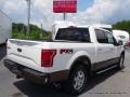 2015 White Platinum Tricoat Ford F150 Lariat SuperCrew 4x4  photo #5