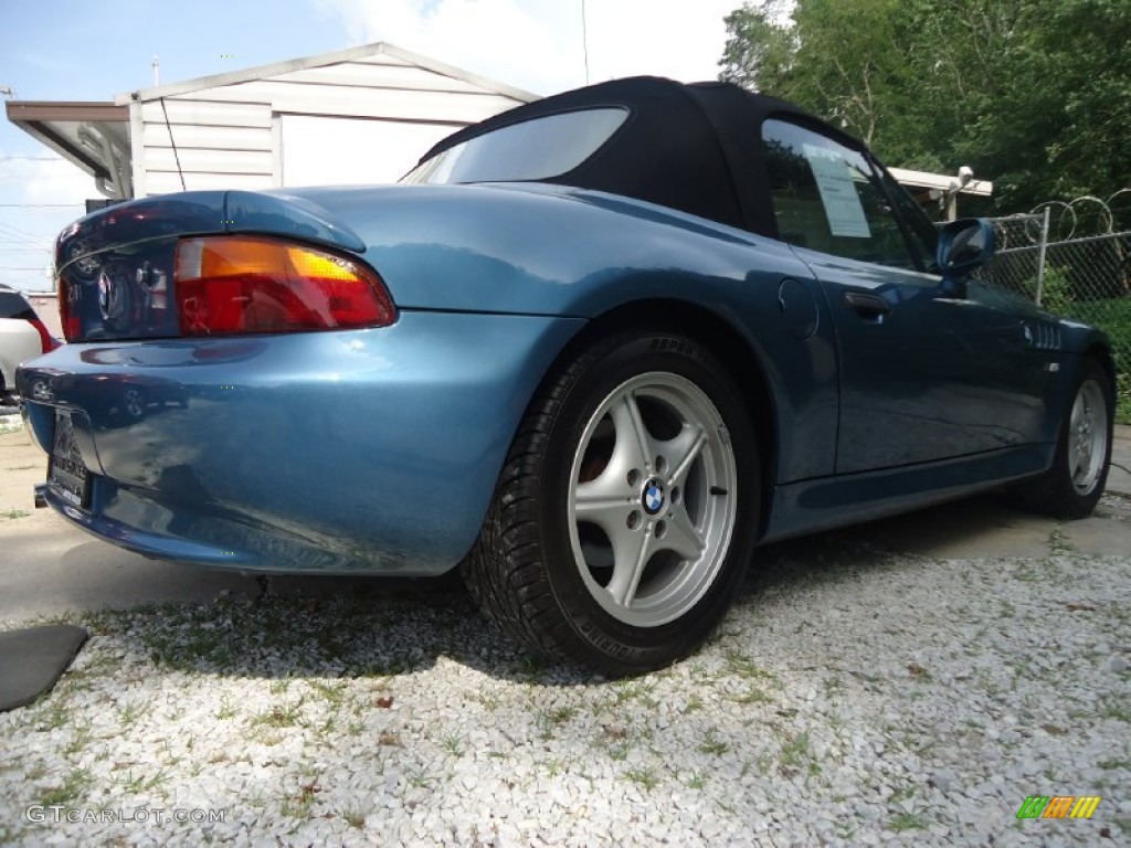 1996 Z3 1.9 Roadster - Atlanta Blue Metallic / Black photo #6