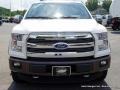 2015 White Platinum Tricoat Ford F150 Lariat SuperCrew 4x4  photo #8