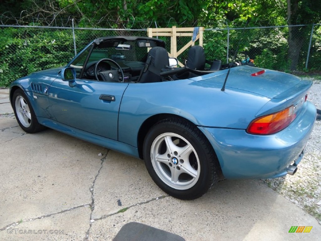 1996 Z3 1.9 Roadster - Atlanta Blue Metallic / Black photo #12