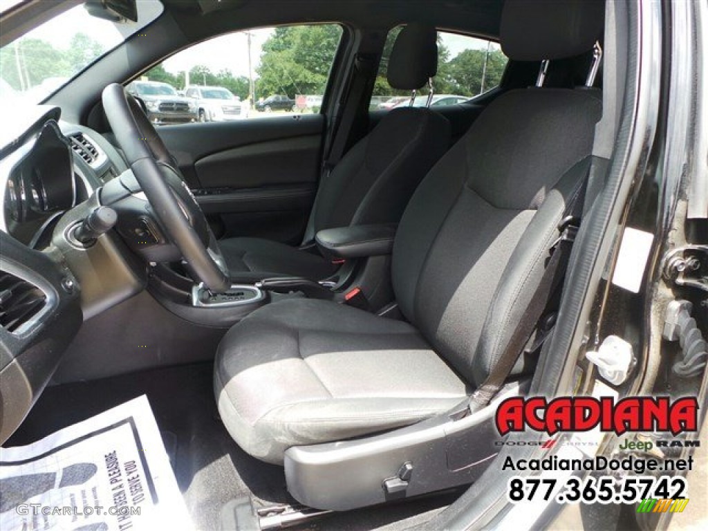 2013 Avenger SXT - Black / Black/Red photo #18