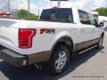 2015 White Platinum Tricoat Ford F150 Lariat SuperCrew 4x4  photo #41