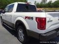 2015 White Platinum Tricoat Ford F150 Lariat SuperCrew 4x4  photo #42