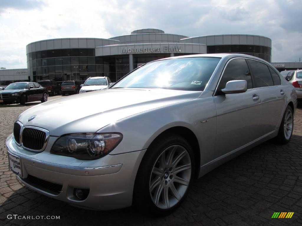 2006 7 Series 750Li Sedan - Titanium Silver Metallic / Black/Black photo #1