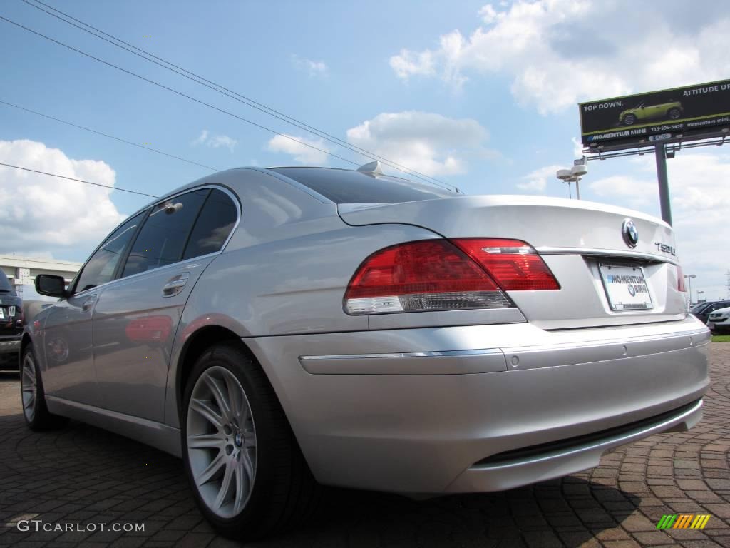 2006 7 Series 750Li Sedan - Titanium Silver Metallic / Black/Black photo #3