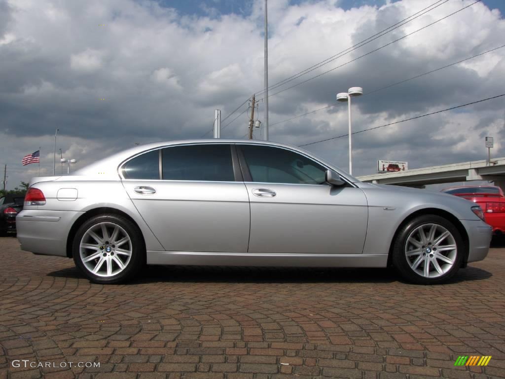 2006 7 Series 750Li Sedan - Titanium Silver Metallic / Black/Black photo #6