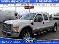 2008 Oxford White Ford F350 Super Duty Lariat Crew Cab 4x4  photo #1