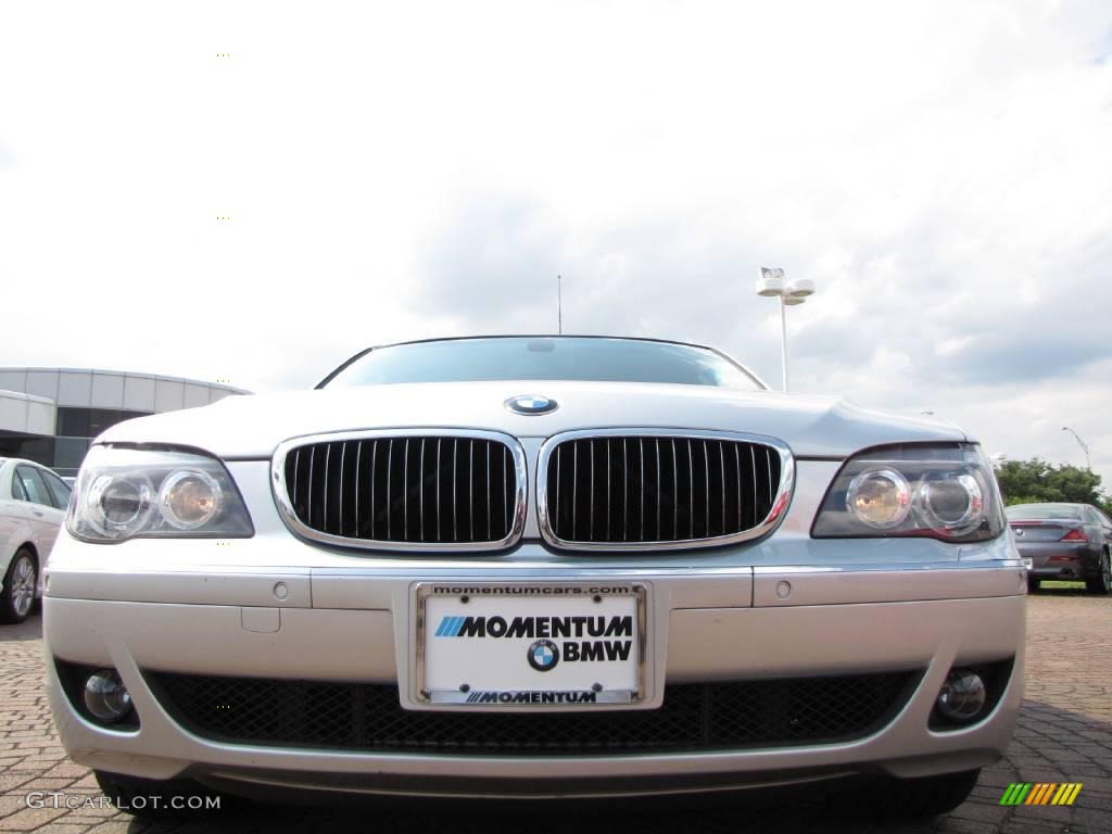 2006 7 Series 750Li Sedan - Titanium Silver Metallic / Black/Black photo #8