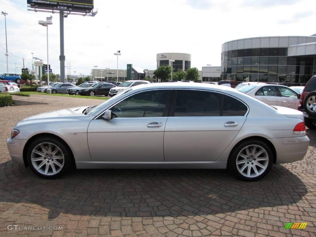 2006 7 Series 750Li Sedan - Titanium Silver Metallic / Black/Black photo #10