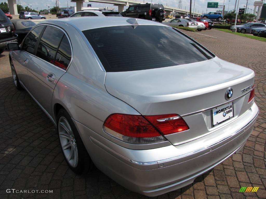 2006 7 Series 750Li Sedan - Titanium Silver Metallic / Black/Black photo #11