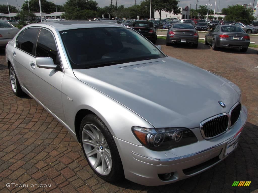 2006 7 Series 750Li Sedan - Titanium Silver Metallic / Black/Black photo #15