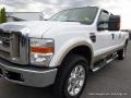 2008 Oxford White Ford F350 Super Duty Lariat Crew Cab 4x4  photo #37