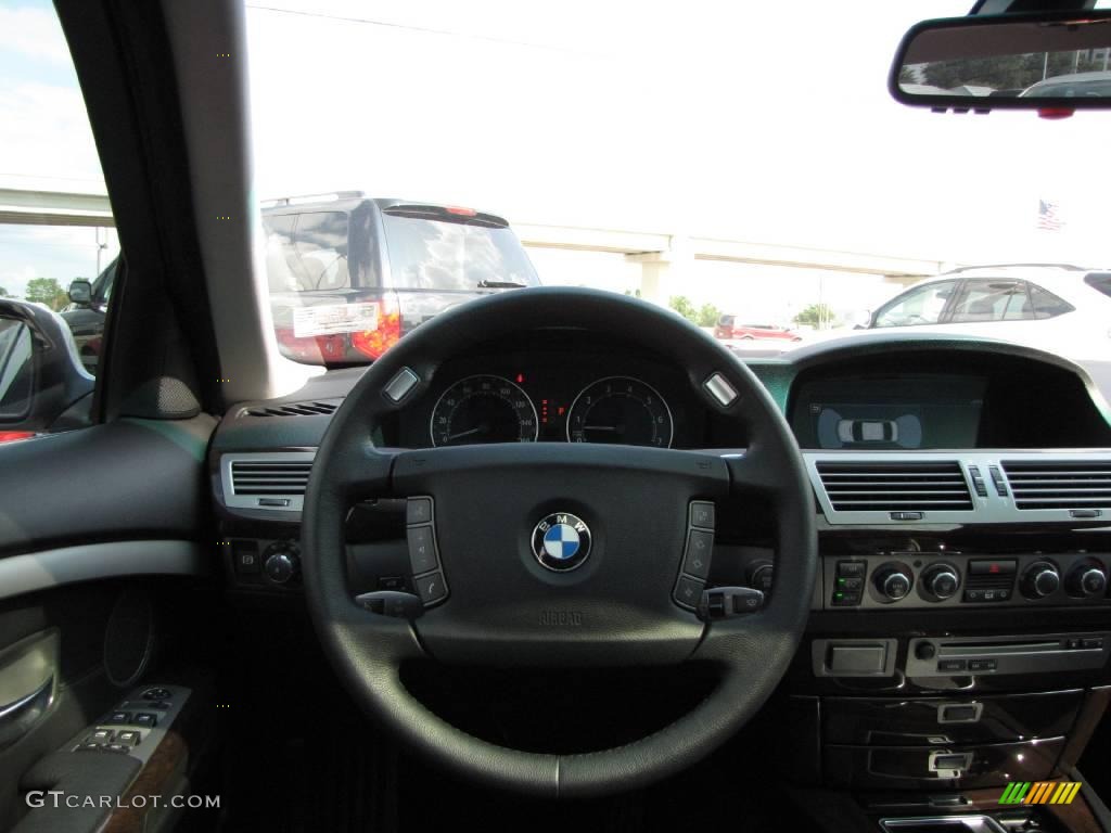 2006 7 Series 750Li Sedan - Titanium Silver Metallic / Black/Black photo #29