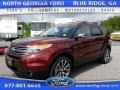 2015 Bronze Fire Ford Explorer XLT 4WD  photo #1