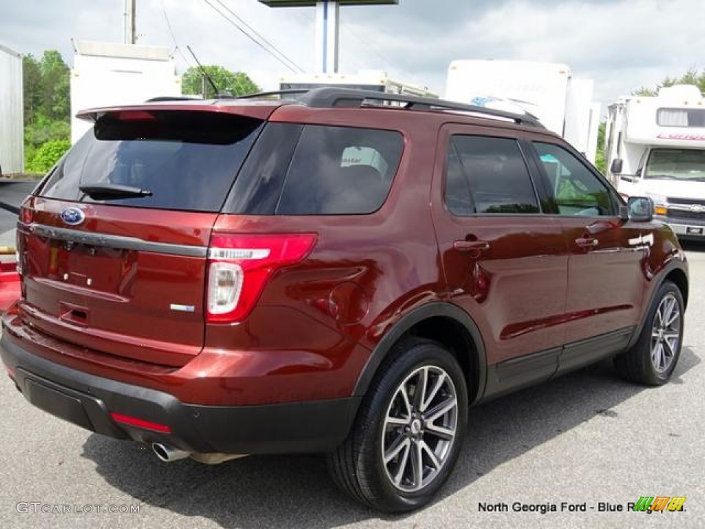 2015 Explorer XLT 4WD - Bronze Fire / Charcoal Black photo #5
