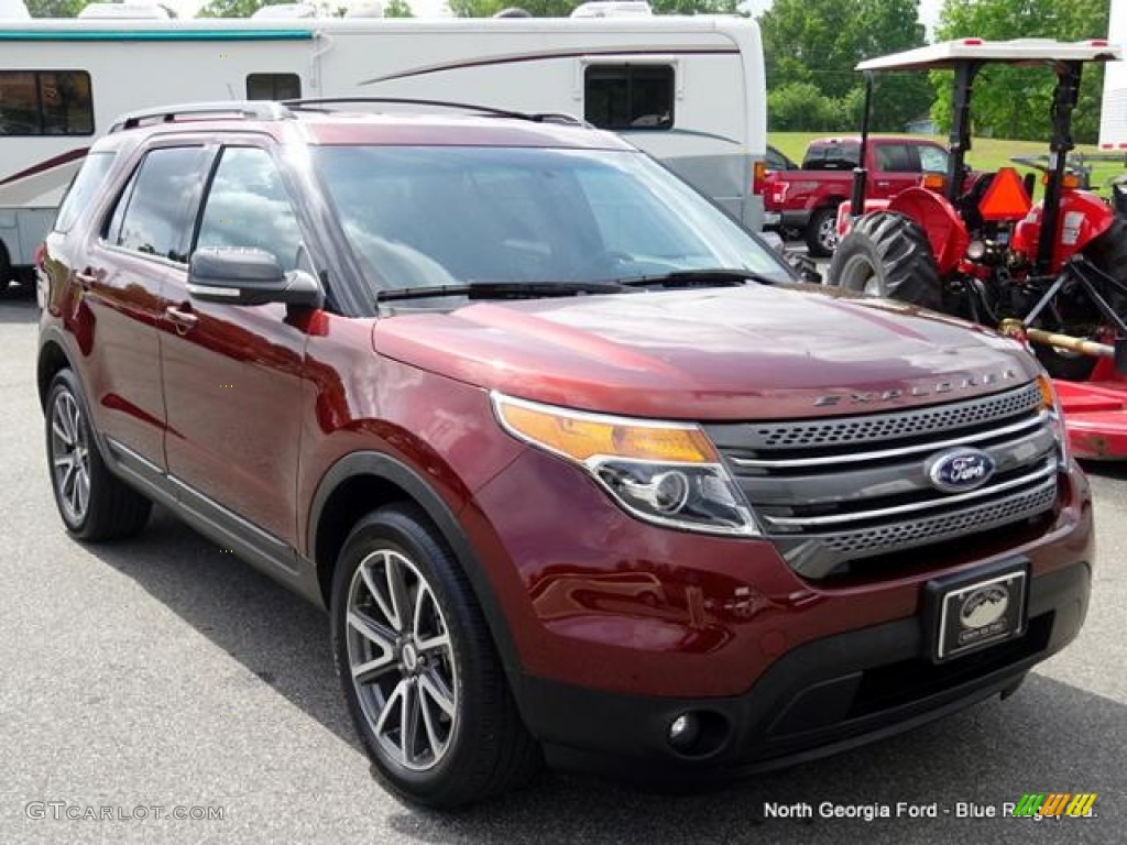 2015 Explorer XLT 4WD - Bronze Fire / Charcoal Black photo #7