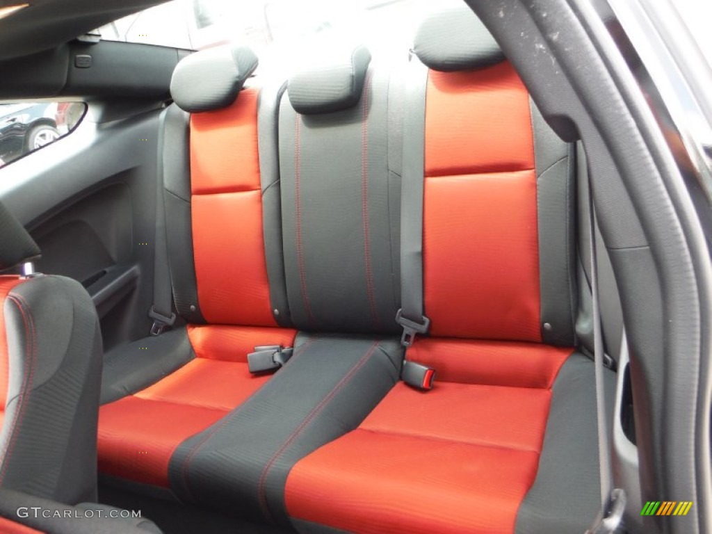 Black/Red Interior 2014 Honda Civic Si Coupe Photo #105113235