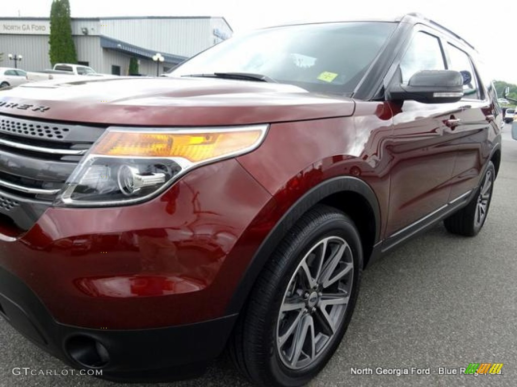 2015 Explorer XLT 4WD - Bronze Fire / Charcoal Black photo #36