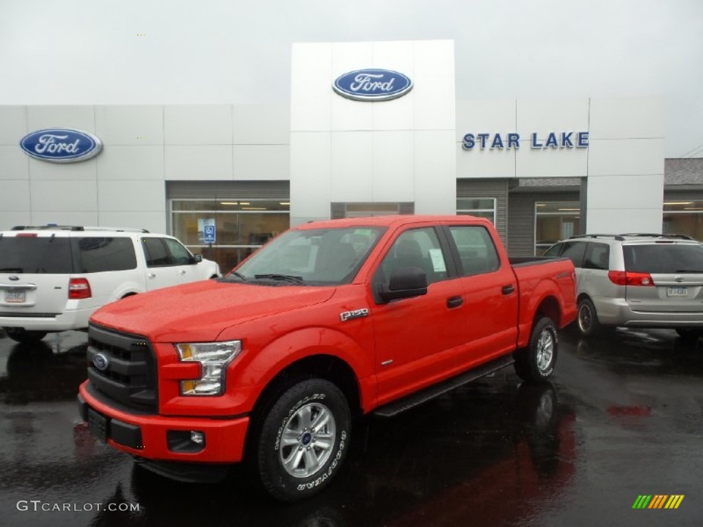 2015 Race Red Ford F150 Xlt Supercrew 4x4 105082368 Photo 13